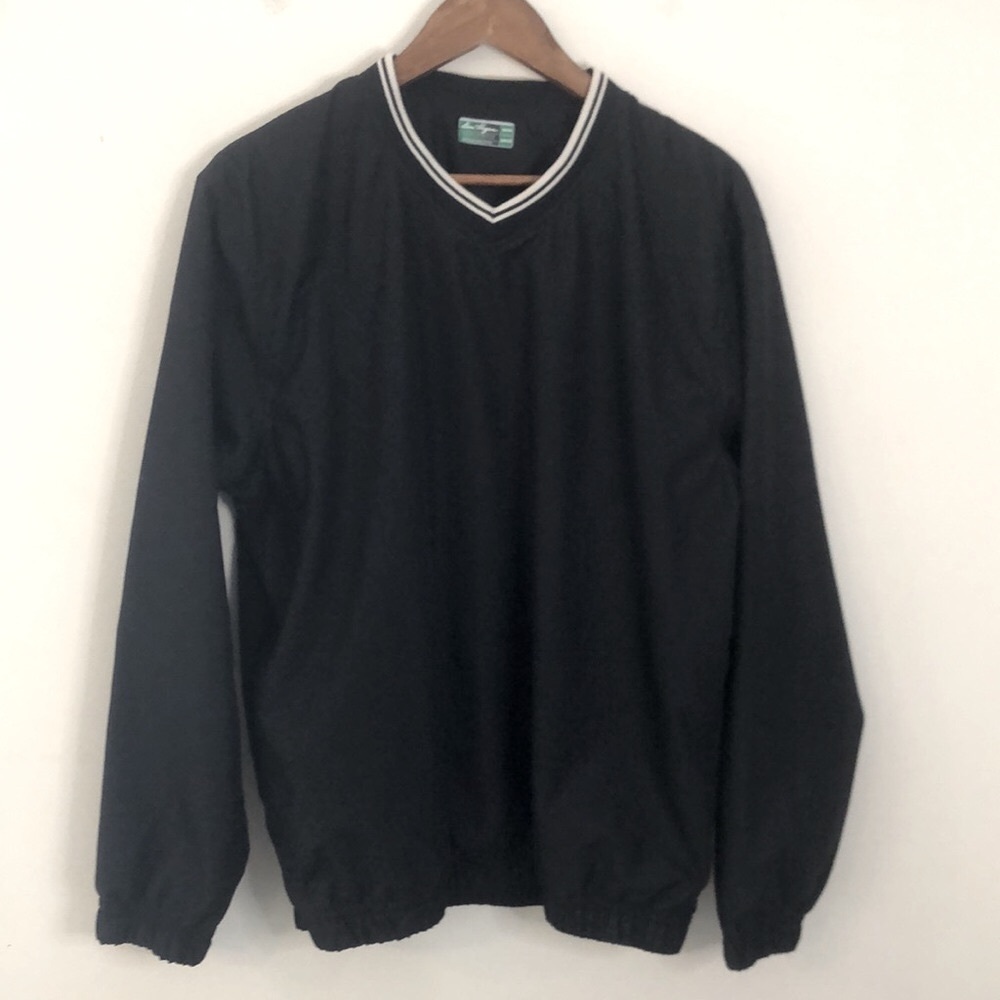 Ben Hogan Black Performance Golf  black Jacket V neck long sleeve V neck 38/40